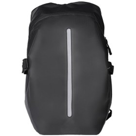 Resim Motosiklet Sırt Çantası Su Geçirmez Kask Sırt Çantası Erkekler İçin Yansıtıcı Sıçrama Önleyici/büyük Kapasiteli/çizilmeye Ve Aşınmaya Dayanıklı 