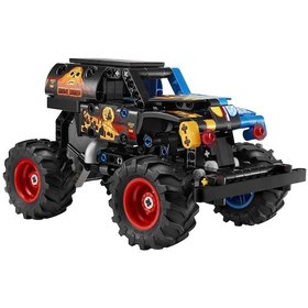 Resim LEGO® Technic Monster Jam™ Grave Digger™ Ateş ve Buz 42219 – 7 yaş ve üzeri çocuklar için Yaratıcı Oyuncak Yapım Seti (263 Parça) 