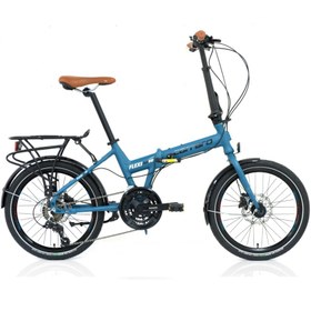 Resim Carraro Flexi 121 HD Katlanır Bisiklet (Mat Petrol Yeşili-Siyah) 