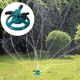 Resim 360° Dönebilen Bahçe Sulama Aparatı | Dayanıklı Plastik | Konu Bağlantı Parçası | Dış Mekan Kullanımı İçin Verimli Çim Sulama Sistemi, Çimler için Sulama Aletleri 