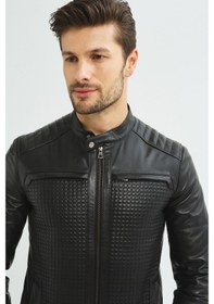 Resim İkbal İkb-11 Erkek 2 Renk Hakiki Deri Ceket 