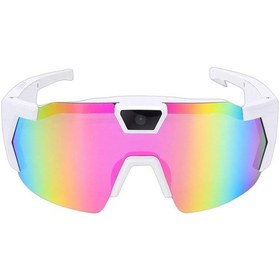 Resim Decumeby Akıllı Bisiklet Gözlükleri, 1080p Hd Kamera, Polarize Lensli 12mp Fotoğraflar, Geniş Açı Görünümü, Elektronik Görüntü Sabitleme, Kayıt İçin 