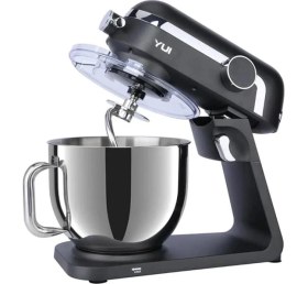 Resim AyrStore Yui M123 Easy Chef Premium 1800W Dokunmatik Ekran Alüminyum Stand Mikser 7 Litre Siyah 