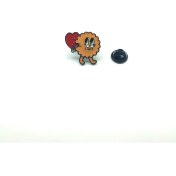 Resim Tedz Collection Mordino Yorgun Kalp Pin 