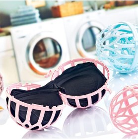 Resim E-RICH Sütyen Yıkama Topu, Sütyen Yıkama Topu Çamaşır Filesi Pratik Çamaşır Yıkama Topu 1115018 