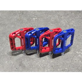 Resim Bike And Art Gineyea M996 Rulmanlı Hightec Çivili Trial Bmx Pedal Kırmızı 