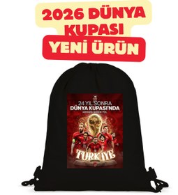 Resim Boom town Futbol,basketbol,voleybol Spor Sırt Çantası bez çanta Dünya kupası 2026 