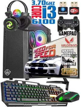 Warbox Gopo Xeon X5650 32 GB 250 GB HDD 256 GB SSD R7240 20" W10P Masaüstü Oyuncu Bilgisayarı