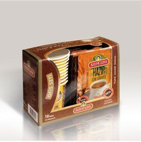 Resim Altın Cezve Hazır Türk Kahvesi Ofis Seti Orta Şekerli 10'lu 10 x 9 G 