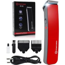 Resim Dp-02 3 Başlıklı Saç-Sakal Tıraş Makinesi Kırmızı Dempower 