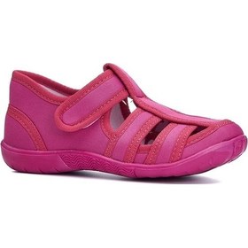 Resim Allyup Günlük Unisex Çocuk Sandalet Esnek Kaymaz Taban Keten Cırt - 536108893 