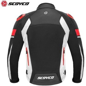 Resim Scoyco Jk152- 4 Mevsim Mont Kırmızı/siyah 
