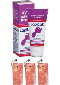 Resim Lapitak Ayak Bakım Kremi 60 ML + Ponza Topuk Taşı 