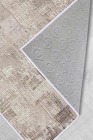 Resim Rovigo Dijital Baskı Yıkanabilir Kaymaz Taban Salon Halısı Rvg0530, Kahverengi, 180 x 250 
