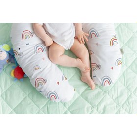 Resim Gökkuşağı Emzirme Yastığı & Bebek Destek Minderi 
