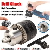 Resim Sourcingasia Dası 10MM Açı Öğütücü Chuck Elektrikli Matkap Chuck Tutucu Elektrikli Matkap Dönüştürme Adaptörü Tip 100 Açı Öğütücü (Yurt Dışından) 