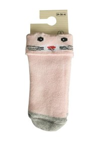 Resim Bibaby Biorganic Cunning Havlu Çorap 68375 Pembe 