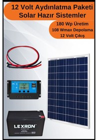 Resim Aydınlatma Tall Solar Paket 12 Volt-180wp 