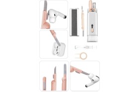 Resim Newstore Home Çok Fonksiyonlu 7in1 Kulaklık Klavye ve Ekran Temizlik Kiti Temizleyici Kit 7 In 1 Temizleme 