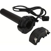 Resim Xuweiwei Sur Ron Ergonomic Black Rubber Throttle Grips Sur Ron X X260 Light Bee Elektrikli Dirt Bike 