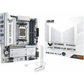 Resim Asus Tuf Gaming B850m-plus Wifi7 W Ddr5 8000mhz Oc M.2 Hdmı/dp/usb-c Pcıe 5.0 Am5 Matx Anakart 