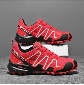 Resim Outdoor Kaymaz Koşu Yürüyüş Spor Ayakkabı Kırmızı 
