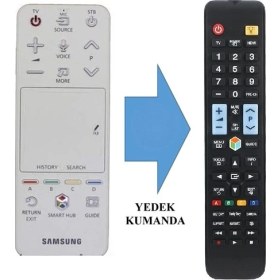 Resim Ata Elektronik Samsung Tüm Modeller Akilli Kumanda BN59-01220D Ti̇zen J Seri̇si̇ Yedek Kumanda 1078 