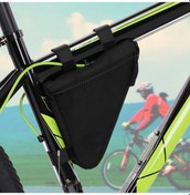 Resim Wineen Bisiklet Üçgen Çanta, Kiriş Çanta, Hızlı Açılan Dağ Bisikleti Ön Çanta, Bisiklet Ekipman Aksesuar Çantası, Siyah Siyah 