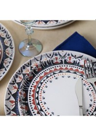 Resim Keramika Ethnic Yemek Takımı 24 Parça 6 Kişilik 21616-17-28-24 
