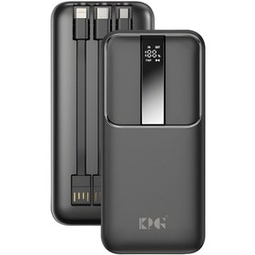 Resim Kiit Taşınabilir 10.000 mAh LCD Göstergeli Hızlı Şarj 3x Giriş Yüksek Kalite PowerBank 