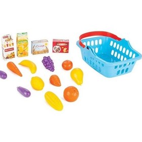 Resim Oyuncak Meyve Sepeti - Evcilik Oyun Seti 