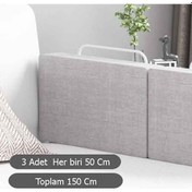 Resim 150 Cm Serenity Xl Yeni Nesil Yatak Bariyeri Korkuluğu Grey 