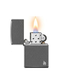 Resim Zippo Flame Dizayn Çakmak - Gray Dusk Gri 