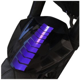 Resim Ok Tasarımlı Patlıcan Moru Çamurluk Kask Sticker Çınar Extreme 