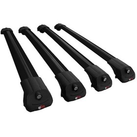 Resim Volkswagen Caravelle T5 2003-2015 Arası İle Uyumlu Ace-1 Ara Atkı Tavan Barı Siyah 4 Adet Bar 