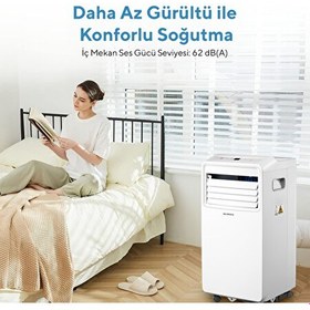 Resim Kumtel KMPAC-7 Juniper 7000 BTU Portatif Taşınabilir Klima 
