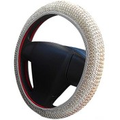 Resim Wezone Kışlık Soğuk İpek Araba Direksiyon Kılıfı, Nemlendirici, Konforlu, Kayma Engellici, 38cm Çapında, Evrensel Uyumlu Diğer 