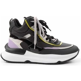 Resim Bambi Siyah Lila Kadın Sneaker K01991116067 Siyah 