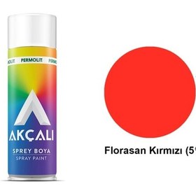 Resim Akçalı Sprey Boya Floresan Kırmızı (536831826) 