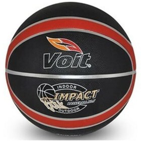 Resim Voit Impact 057 Basketbol Topu No: 7 Siyah-kırmızı 