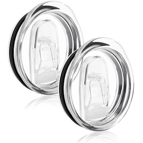 Resim /hh/2 Adet 20 Oz İnce Yedek Kapaklar Bardak Yedek Kapakları Şeffaf Dökülmeyen Dayanıklı Kapaklar Bardak Kapakları Bardak Plastik Sıçrama 