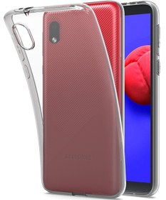 Resim Happycase Samsung Galaxy A01 Core Kılıf Lüx Şeffaf Silikon 