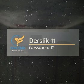 Resim Yönline Grey Logolu Kapı İsimlikleri Seti 
