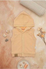 Resim meyastore Bebek Yeleği Çıtçıtlı ve Kapüşonlu 