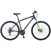 Resim Salcano City Explorer HD 21 Vites Hidrolik Disk fren 19" gezi şehir bisikleti SİYAH YEŞİL 