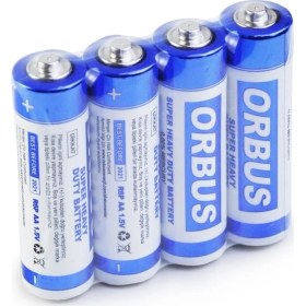 Resim Orbus R6P 1.5V Heavy Duty Battery Aa Kalem Pil Süper 4'lü 
