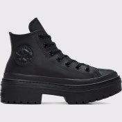 Resim Converse Chuck Taylor All Star Lugged Heel Kadın Siyah Deri Platform Bot.001 