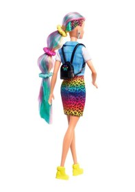 Resim Grn81 Barbie. Leopar Desenli Saçlar Bebeği 