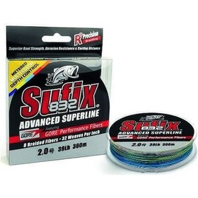 Resim Sufix 832 Advanced 0.38 Mm 100m Multicolor 8 Kat İp Misina 36kg Çeker 