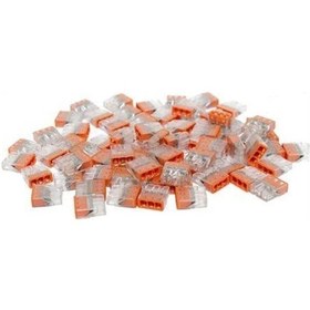 Resim Eurowest 0,50-2,5mm Geçmeli Buat Klemensi Turuncu - 1 Paket 200 Adet 